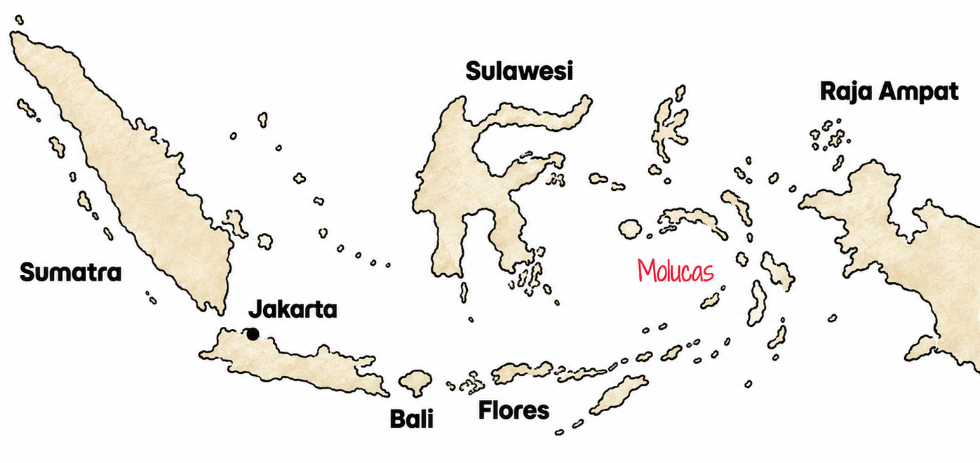 viaja indonesia molucas banda neira