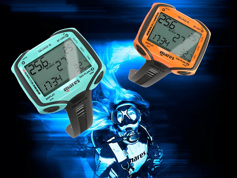 Mares Quad 2, ordenador de buceo con pantalla grande